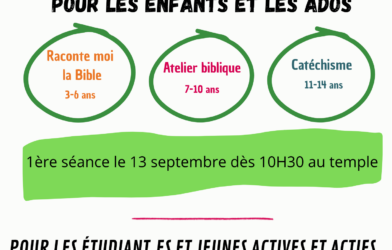 La rentrée des enfants et ados, des étudiants et jeunes travailleurs